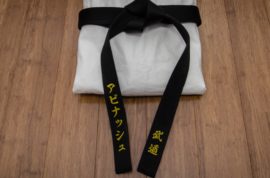 Washing Karate Belt