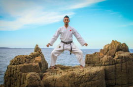 Kiba-dachi (Straddle stance)