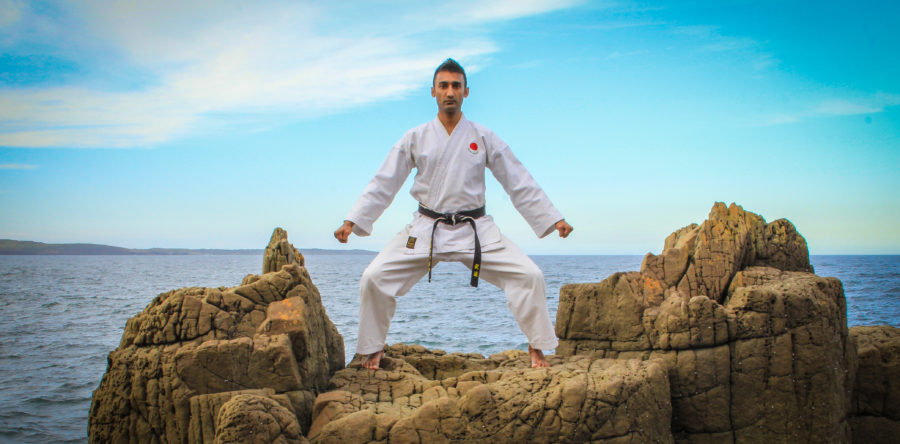 Kiba-dachi (Straddle stance)